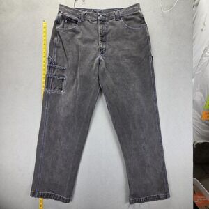 VTG Guess Jeans Mens Made in USA Wide Leg Baggy Skater Y2K Hip Hop Fits 36x32